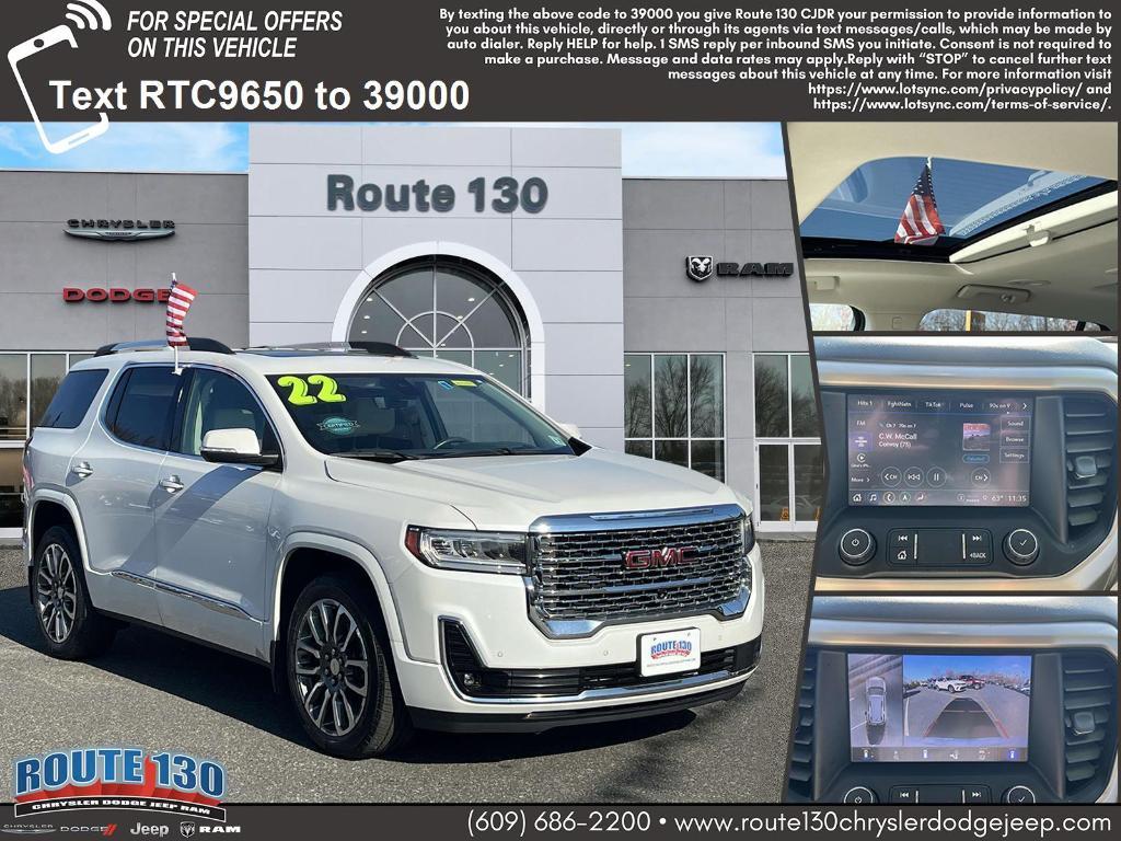 used 2022 GMC Acadia car, priced at $28,695