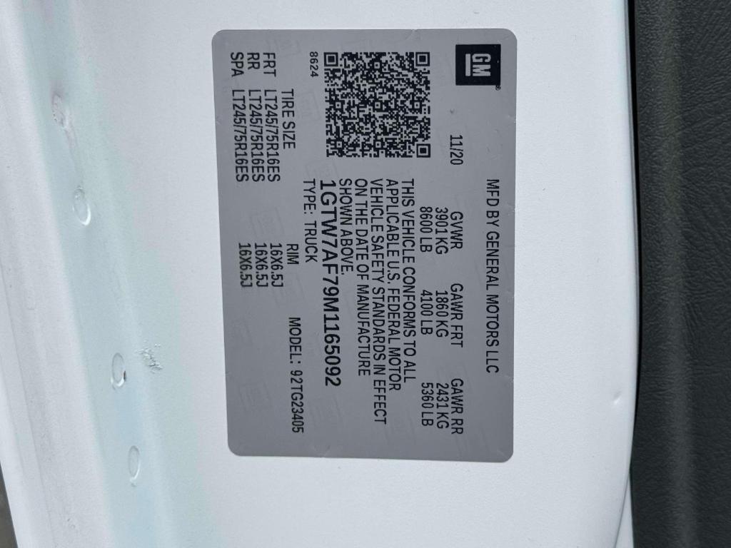 used 2021 GMC Savana 2500 car, priced at $24,991