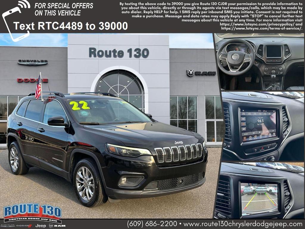 used 2022 Jeep Cherokee car, priced at $17,495