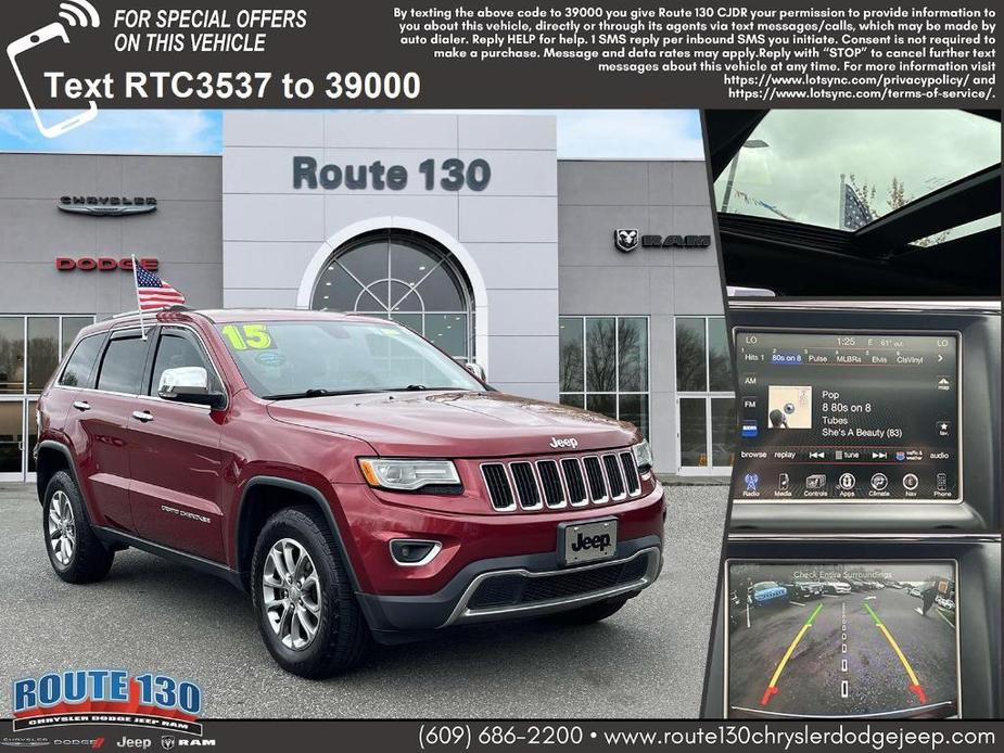 used 2015 Jeep Grand Cherokee car, priced at $16,595