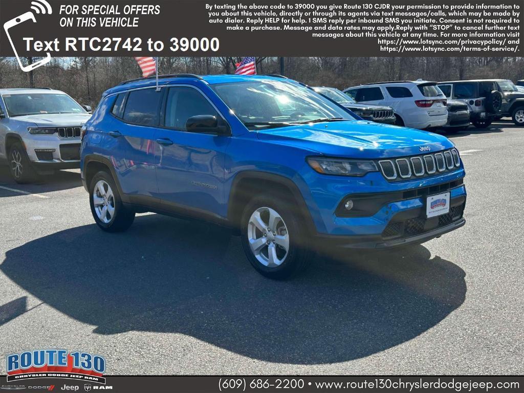 used 2022 Jeep Compass car, priced at $21,895