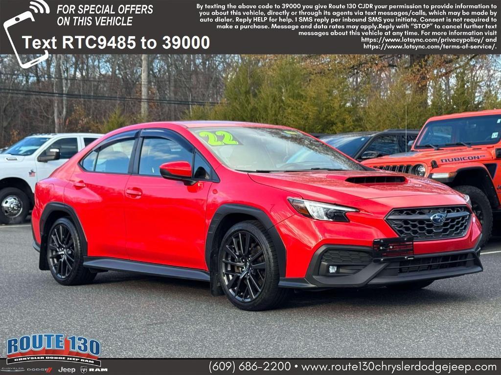 used 2022 Subaru WRX car, priced at $26,395