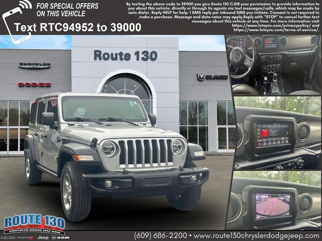 used 2021 Jeep Wrangler Unlimited car, priced at $27,295