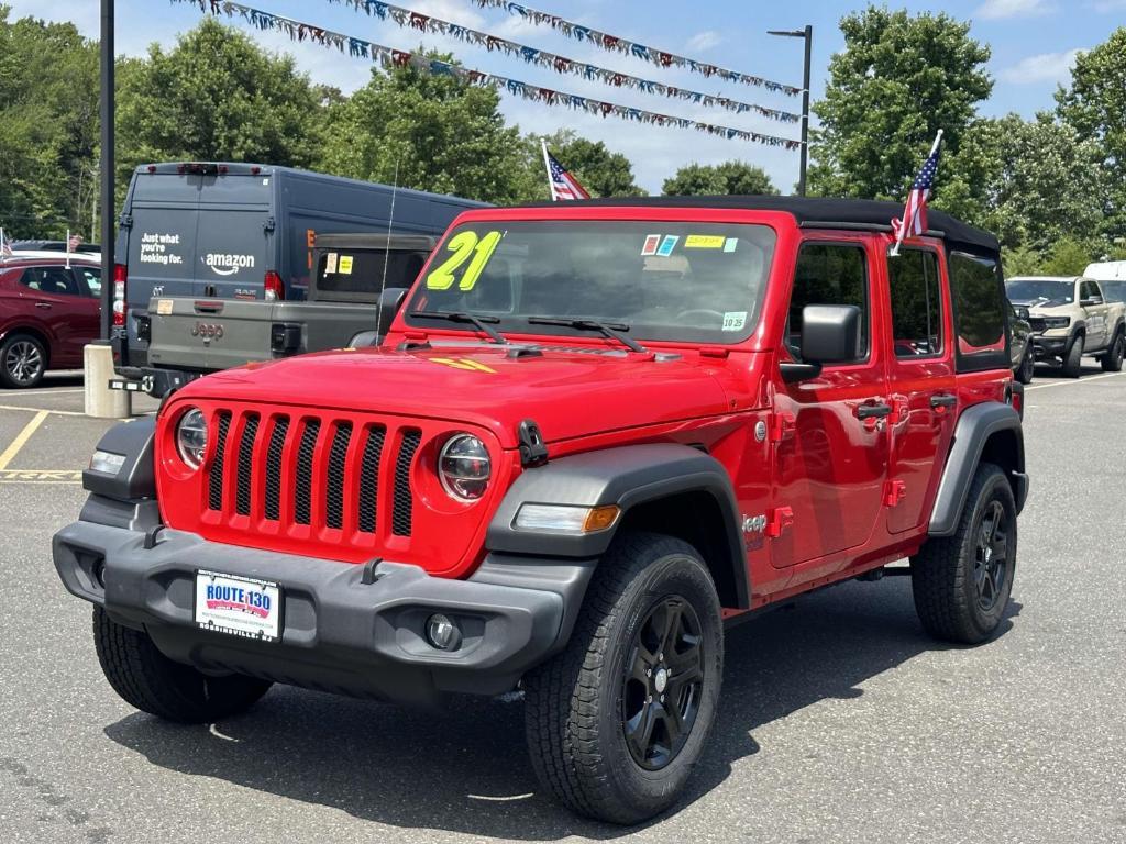 used 2021 Jeep Wrangler Unlimited car, priced at $28,295