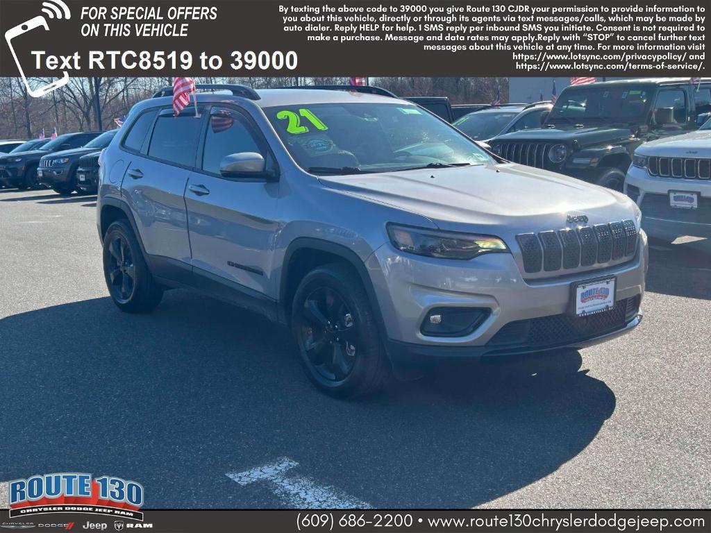 used 2021 Jeep Cherokee car, priced at $21,595