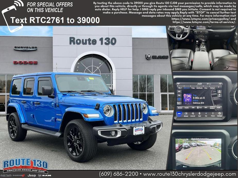 used 2021 Jeep Wrangler Unlimited 4xe car, priced at $33,995