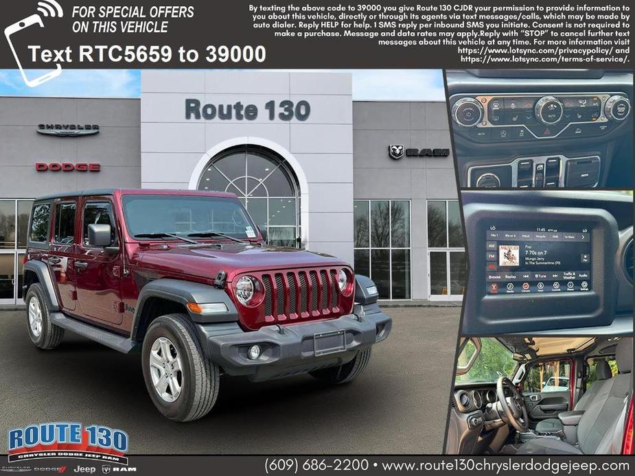 used 2022 Jeep Wrangler Unlimited car, priced at $29,995