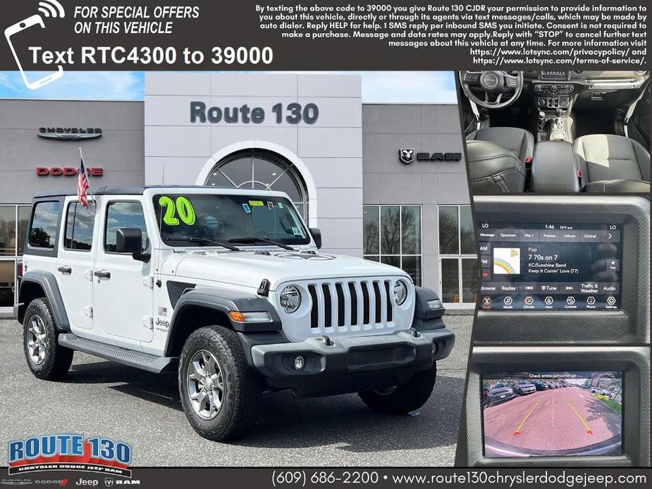 used 2020 Jeep Wrangler Unlimited car, priced at $30,295