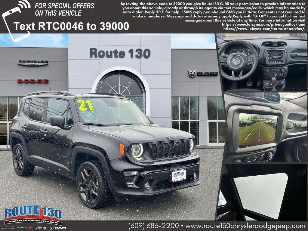 used 2021 Jeep Renegade car, priced at $19,995