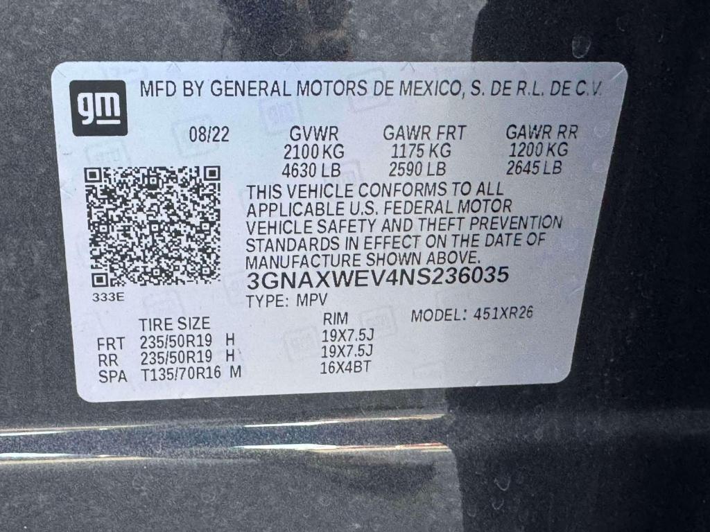 used 2022 Chevrolet Equinox car, priced at $22,995