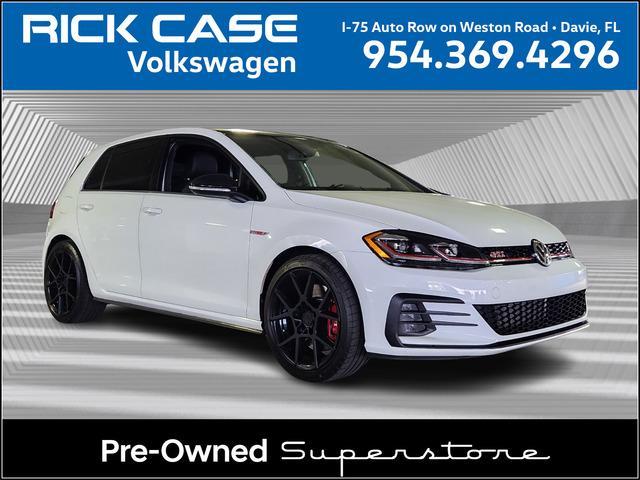 used 2020 Volkswagen Golf GTI car, priced at $26,993