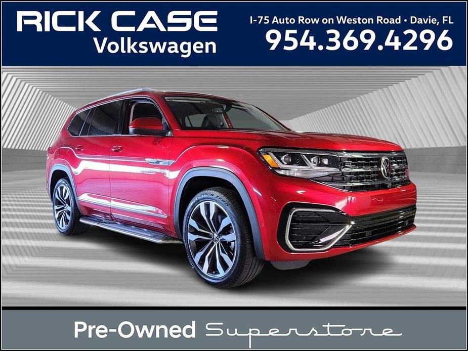 used 2022 Volkswagen Atlas car, priced at $36,991