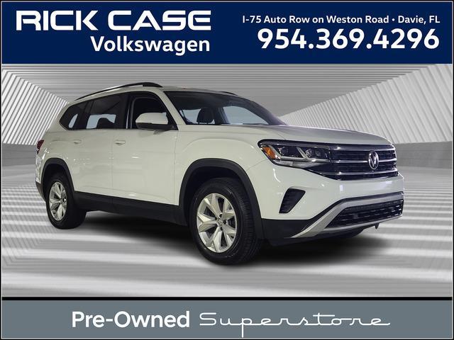 used 2021 Volkswagen Atlas car, priced at $22,994