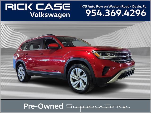 used 2022 Volkswagen Atlas car, priced at $25,292