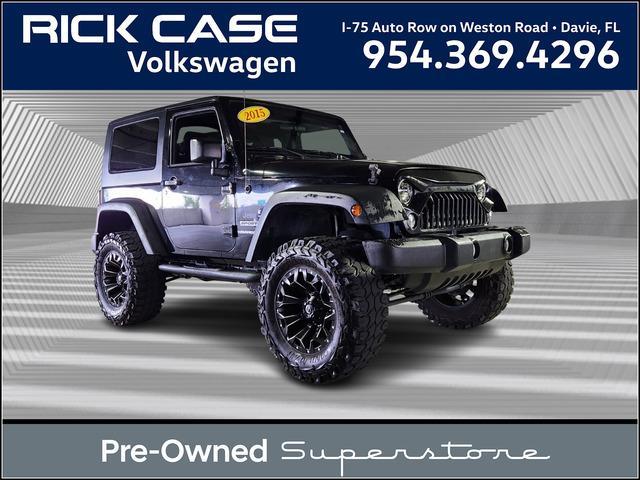 used 2015 Jeep Wrangler car, priced at $15,594