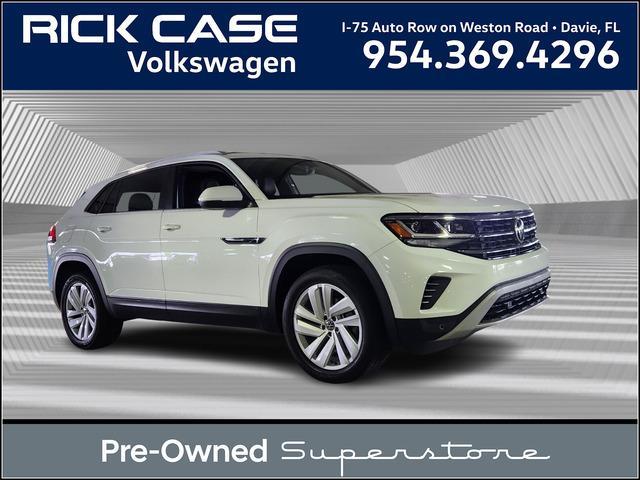 used 2021 Volkswagen Atlas Cross Sport car, priced at $26,291