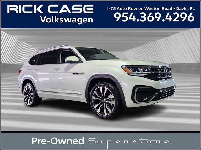 used 2021 Volkswagen Atlas car, priced at $33,491