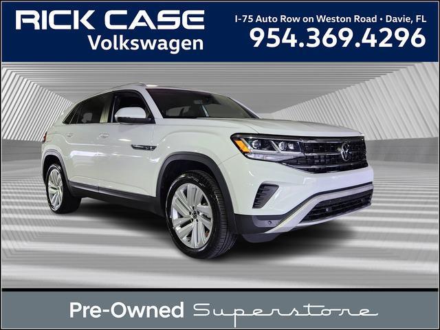 used 2021 Volkswagen Atlas Cross Sport car, priced at $24,494