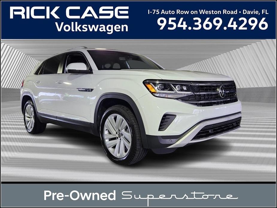 used 2022 Volkswagen Atlas Cross Sport car, priced at $29,892