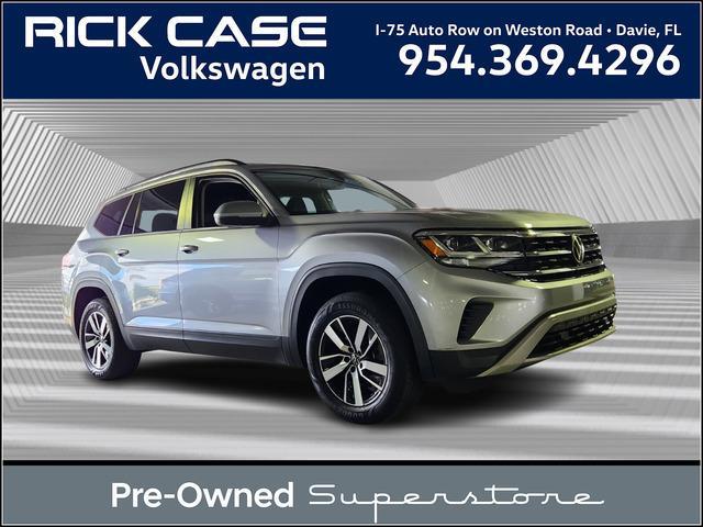 used 2021 Volkswagen Atlas car, priced at $23,992