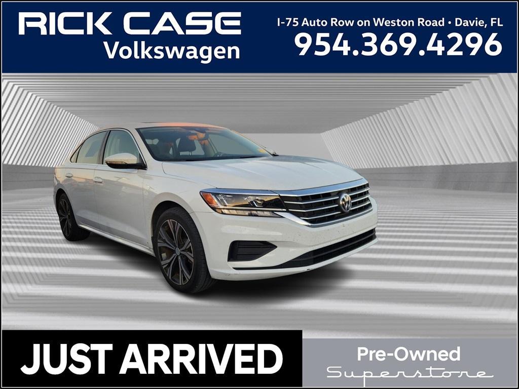 used 2022 Volkswagen Passat car, priced at $18,691