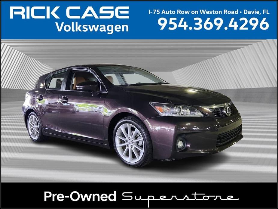 used 2012 Lexus CT 200h car, priced at $12,491