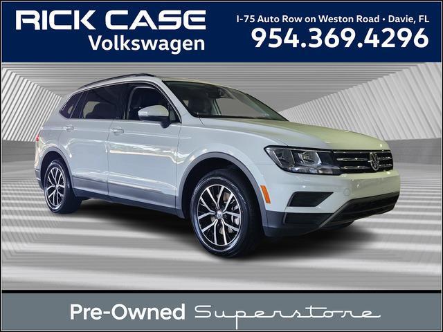 used 2021 Volkswagen Tiguan car, priced at $18,993