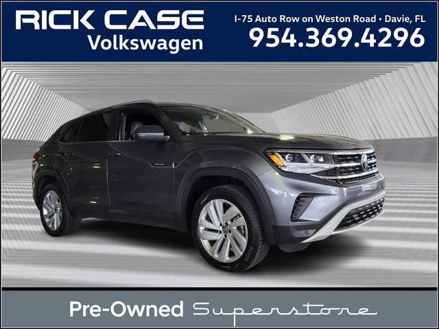 used 2021 Volkswagen Atlas Cross Sport car, priced at $26,892