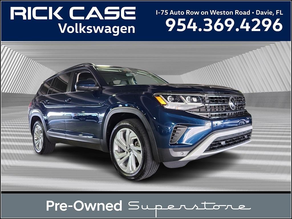 used 2022 Volkswagen Atlas car, priced at $26,554