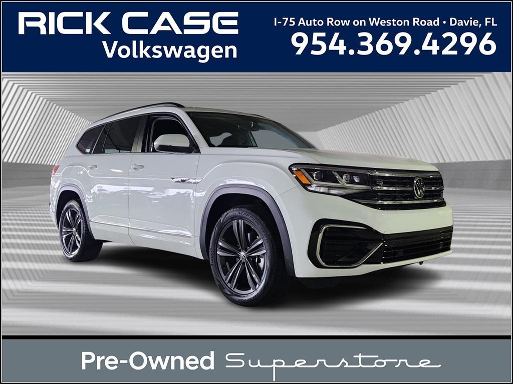 used 2021 Volkswagen Atlas car, priced at $26,760