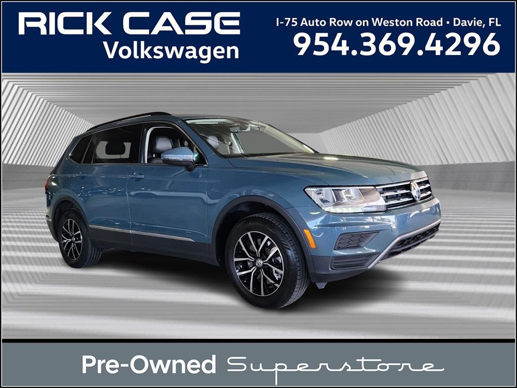 used 2021 Volkswagen Tiguan car, priced at $17,992