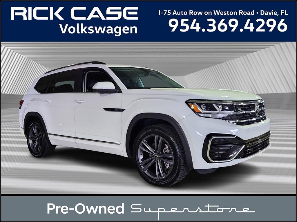 used 2021 Volkswagen Atlas car, priced at $28,319