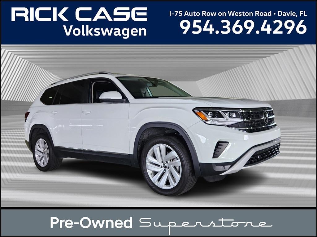 used 2021 Volkswagen Atlas car, priced at $28,993