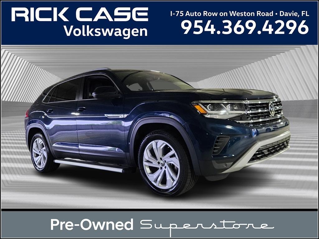 used 2021 Volkswagen Atlas Cross Sport car, priced at $26,991