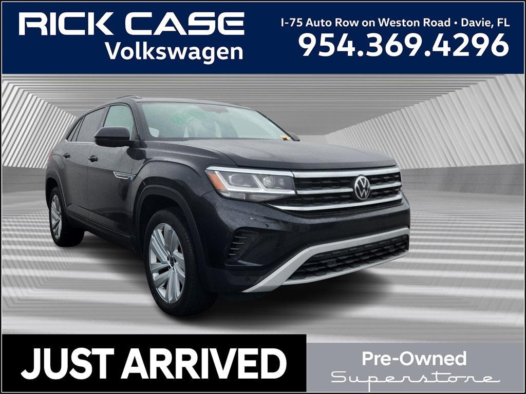 used 2021 Volkswagen Atlas Cross Sport car, priced at $25,991