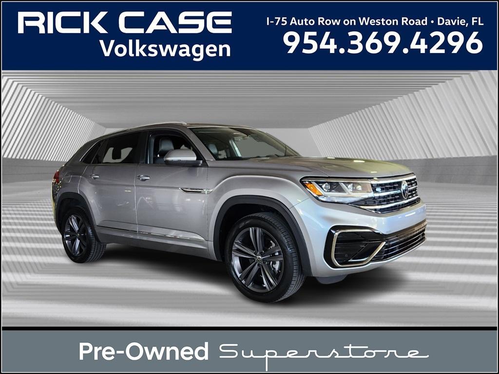 used 2021 Volkswagen Atlas Cross Sport car, priced at $27,492