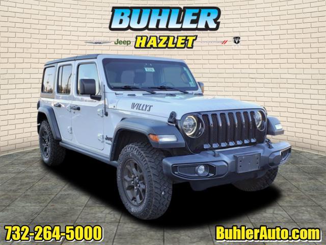 used 2021 Jeep Wrangler Unlimited car, priced at $33,500