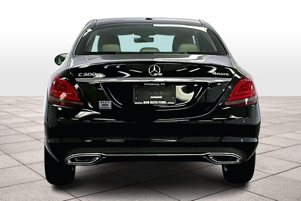 used 2021 Mercedes-Benz C-Class car, priced at $26,500