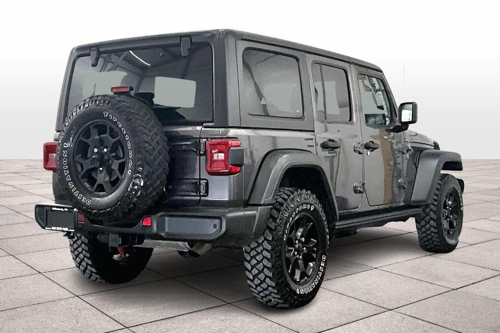 used 2021 Jeep Wrangler Unlimited car, priced at $31,750