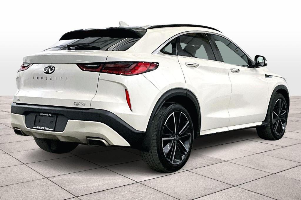 used 2023 INFINITI QX55 car, priced at $29,500