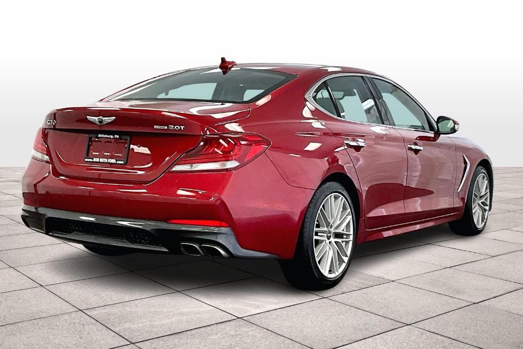used 2021 Genesis G70 car, priced at $27,500
