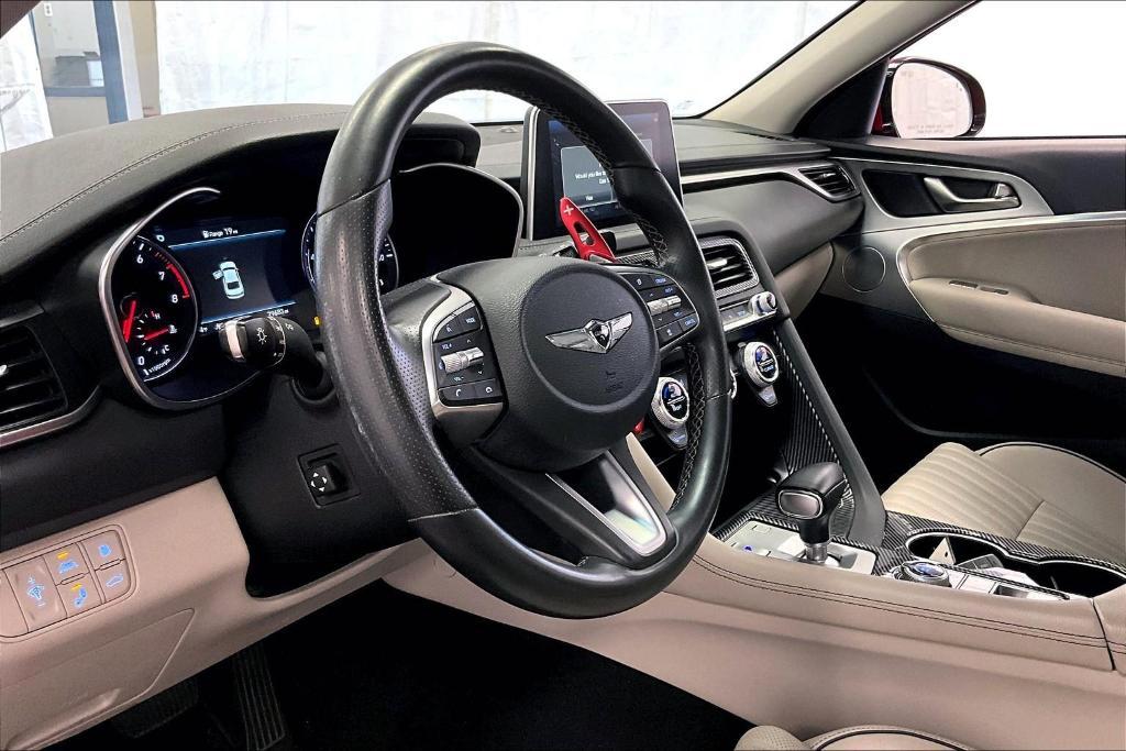used 2021 Genesis G70 car, priced at $27,500