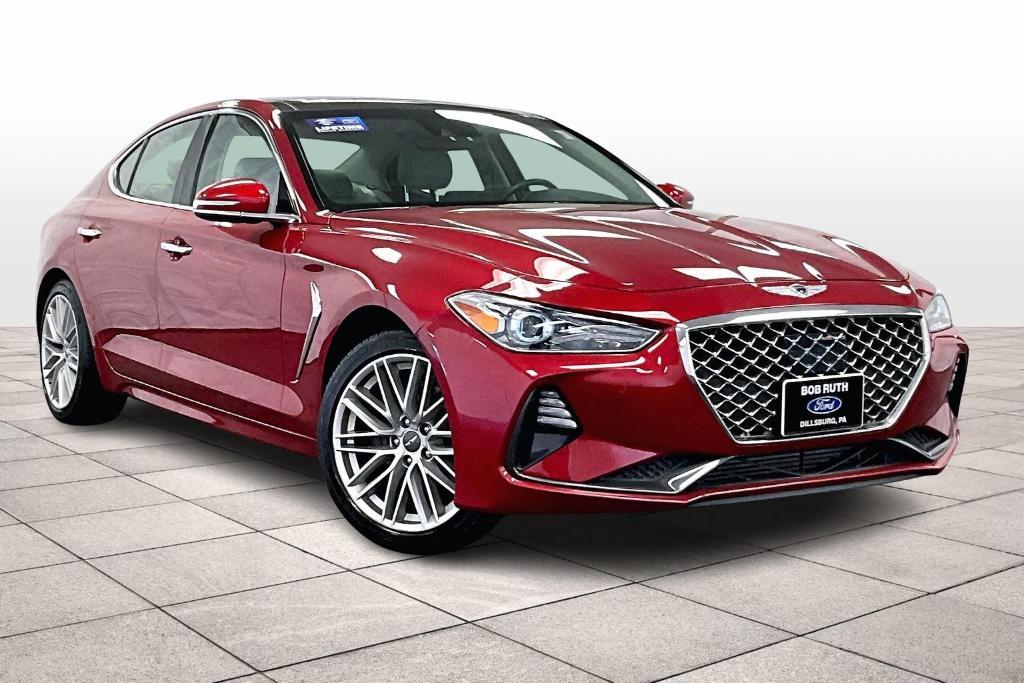 used 2021 Genesis G70 car, priced at $27,500