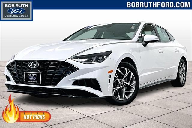 used 2021 Hyundai Sonata car, priced at $19,500