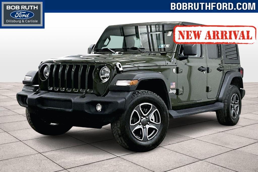 used 2020 Jeep Wrangler Unlimited car, priced at $27,000