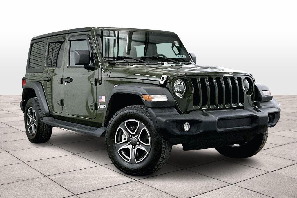 used 2020 Jeep Wrangler Unlimited car, priced at $27,000