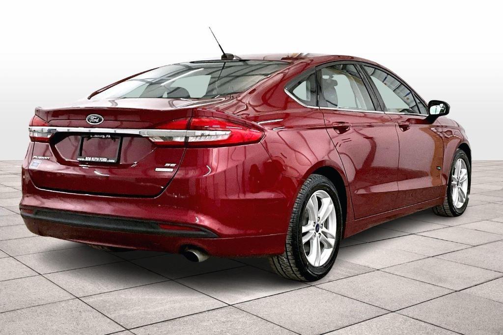 used 2018 Ford Fusion car, priced at $17,750