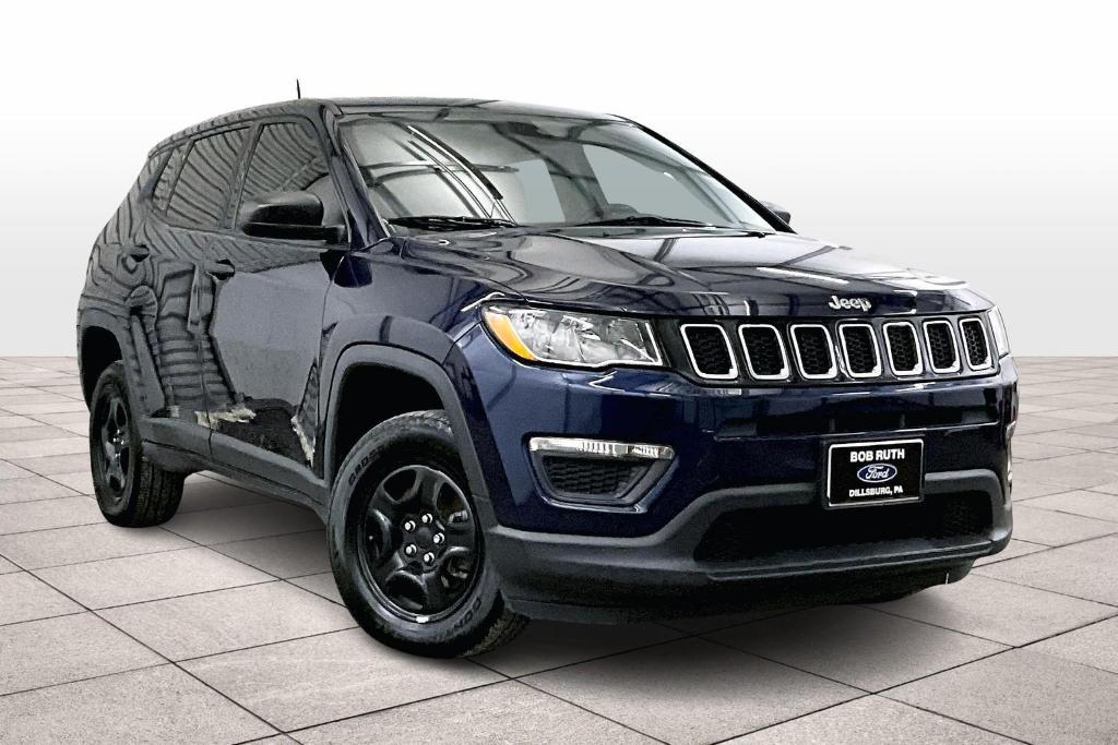 used 2021 Jeep Compass car, priced at $17,250