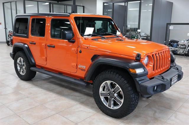 used 2018 Jeep Wrangler Unlimited car, priced at $22,995