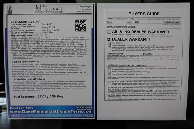 used 2023 Nissan Altima car, priced at $20,399